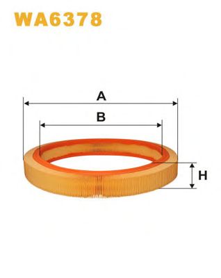 WIX FILTERS wa6378 -  Воздушный фильтр